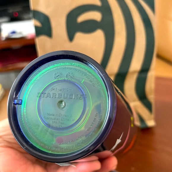 STARBUCKS TUMBLER 24OZ.STAY WEIRD UNISEX nwt - Picture 6 of 12